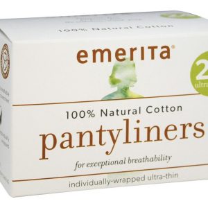 Comprar pantiliners 100 % algodão natural ultra-fino - 24 contagem emerita preço no brasil absorventes cuidados pessoais & beleza suplemento importado loja 161 online promoção -
