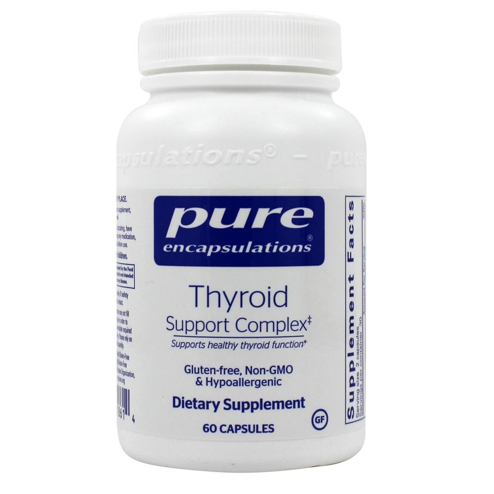 Complexo de Apoio à Tiróide - Cápsulas 60 Pure Encapsulations