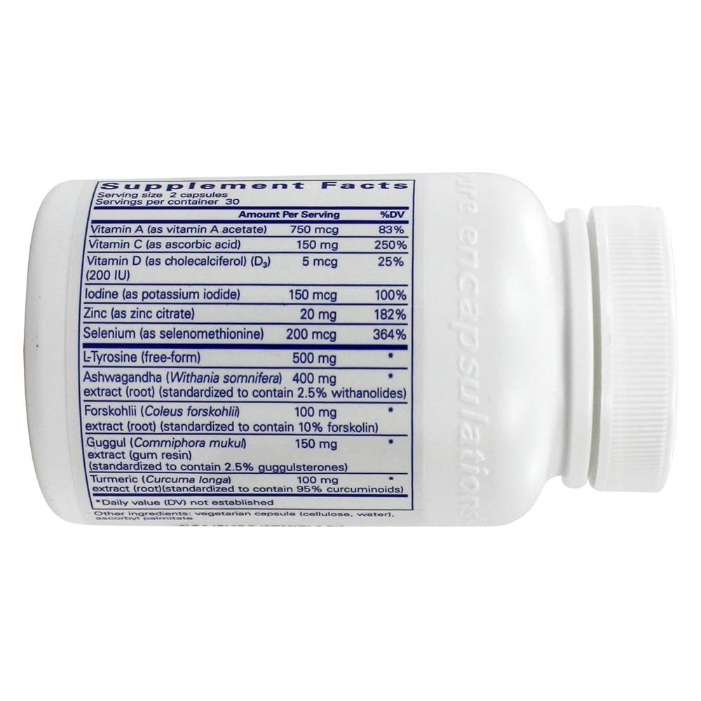 Complexo de Apoio à Tiróide - Cápsulas 60 Pure Encapsulations - Imagem 2