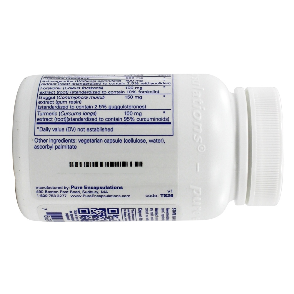 Complexo de Apoio à Tiróide - Cápsulas 60 Pure Encapsulations - Imagem 3
