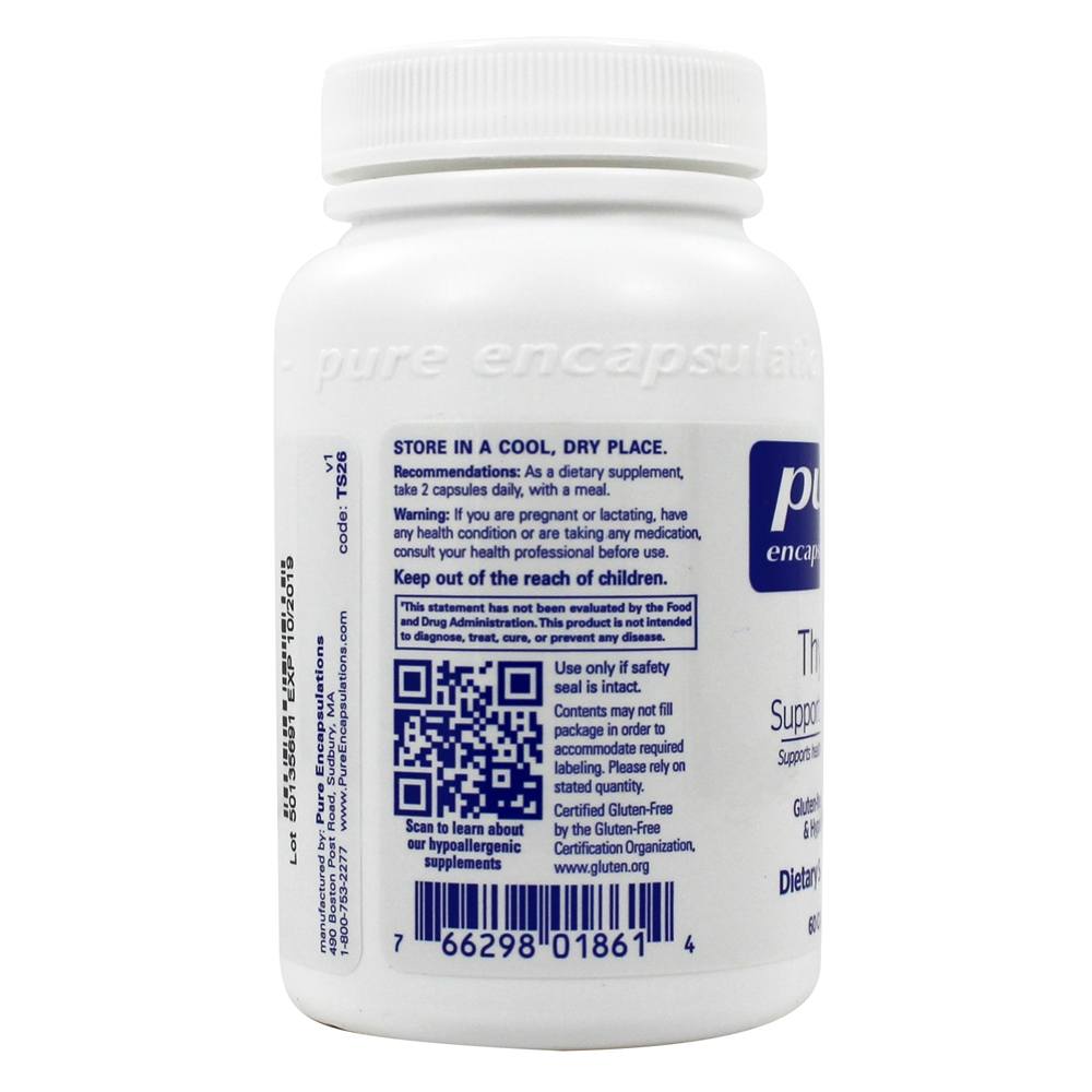 Complexo de Apoio à Tiróide - Cápsulas 60 Pure Encapsulations - Imagem 4