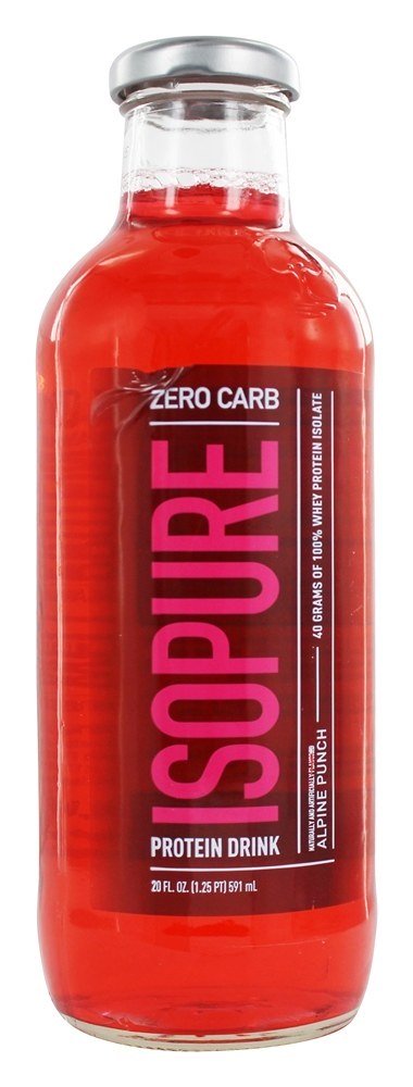 Isopure Zero Carb RT Alpino Soco - 20 fl. oz. Nature's Best