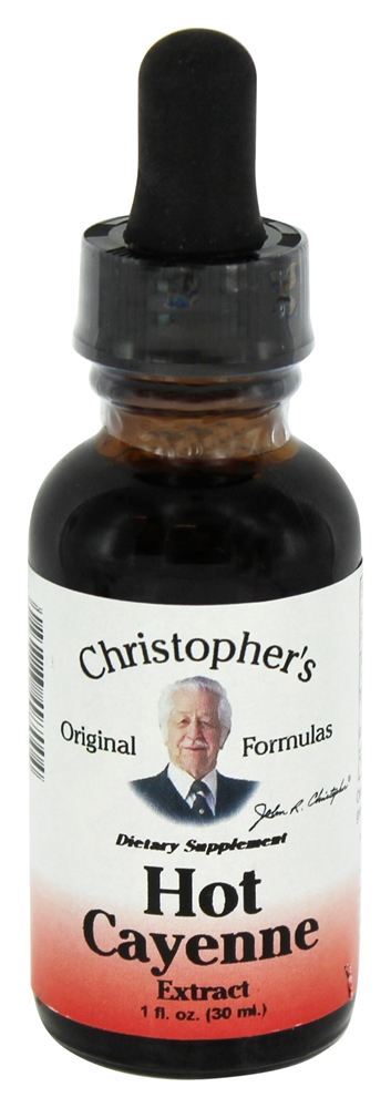 Extrato de Caiena Quente - 1 oz. Dr. Christopher's Original Formulas
