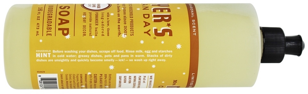 Sabonete Líquido Limpo Dia Sabonete Líquido Laranja - 16 fl. oz. Mrs. Meyer's - Imagem 3