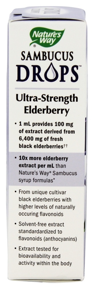 Sambucus Drops Sabugueiro Ultra-Resistente - 30 ml. Nature's Way - Imagem 3