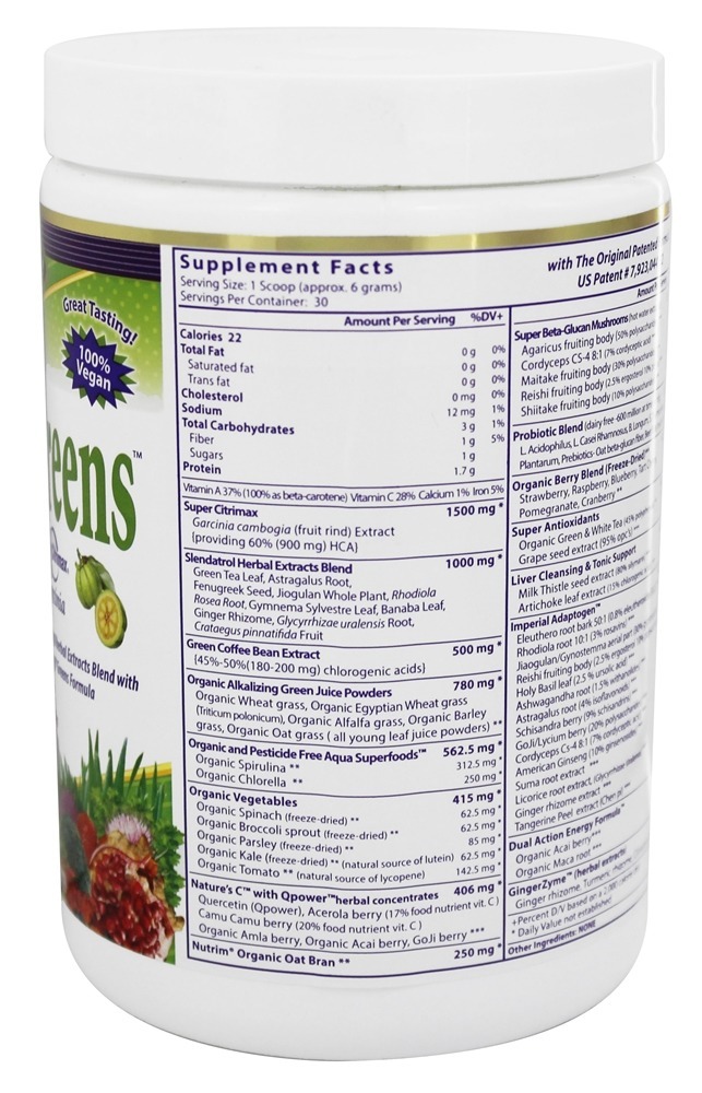 Verduras de emagrecimento ORAC-Energy - 6.4 oz. Paradise Herbs - Imagem 2