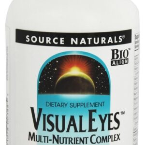 Visual Eyes Multi-Nutrientes Complexo com Extrato de Mirtilo, Ácido Lipoico e Luteína - 90 Tablets Source Naturals