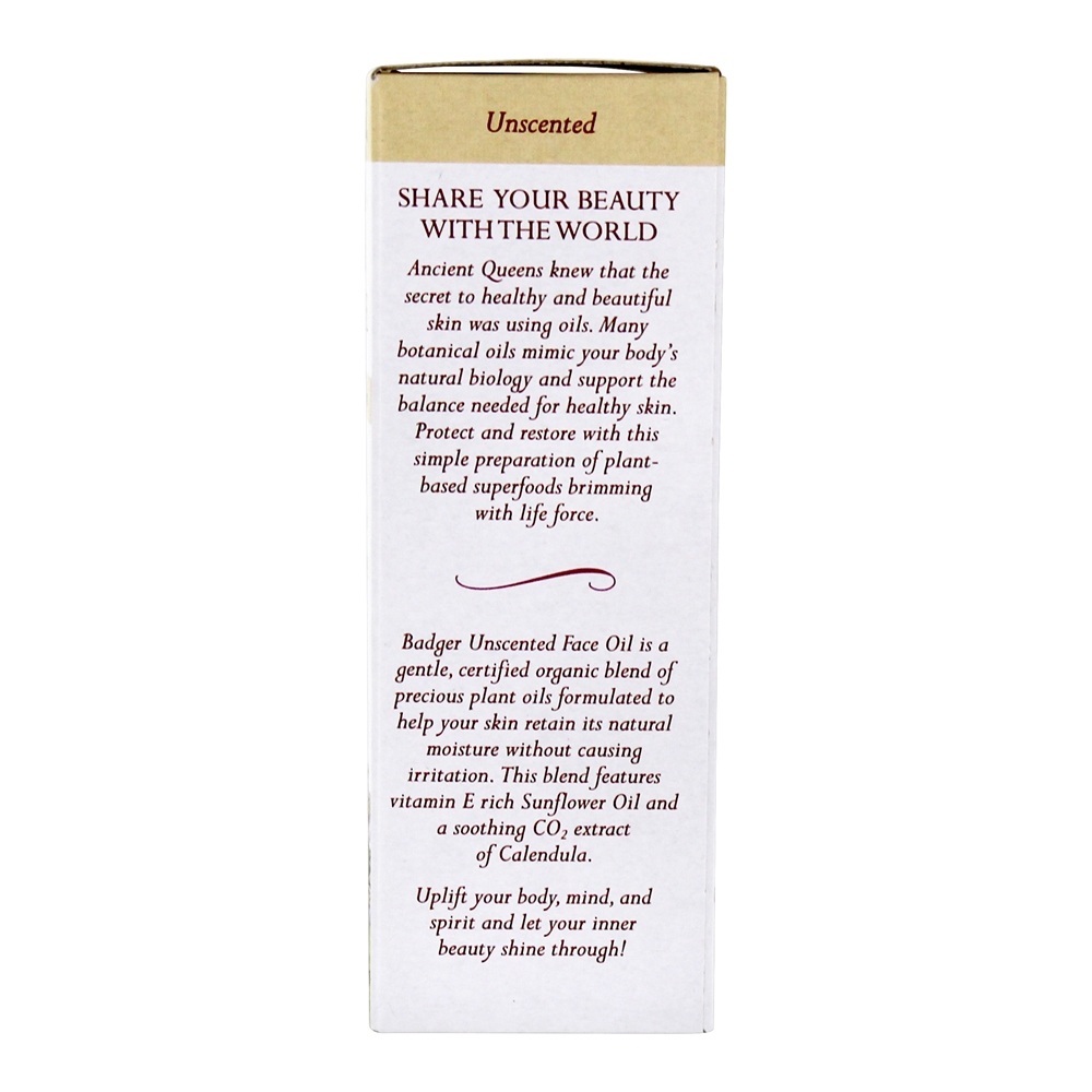 Rosto Oil Unscented - 1 fl. oz. Badger - Imagem 4