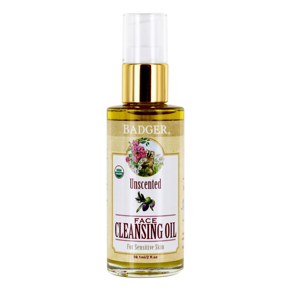 Óleo de limpeza facial sem cheiro - 2 fl. oz. Badger - Imagem 2