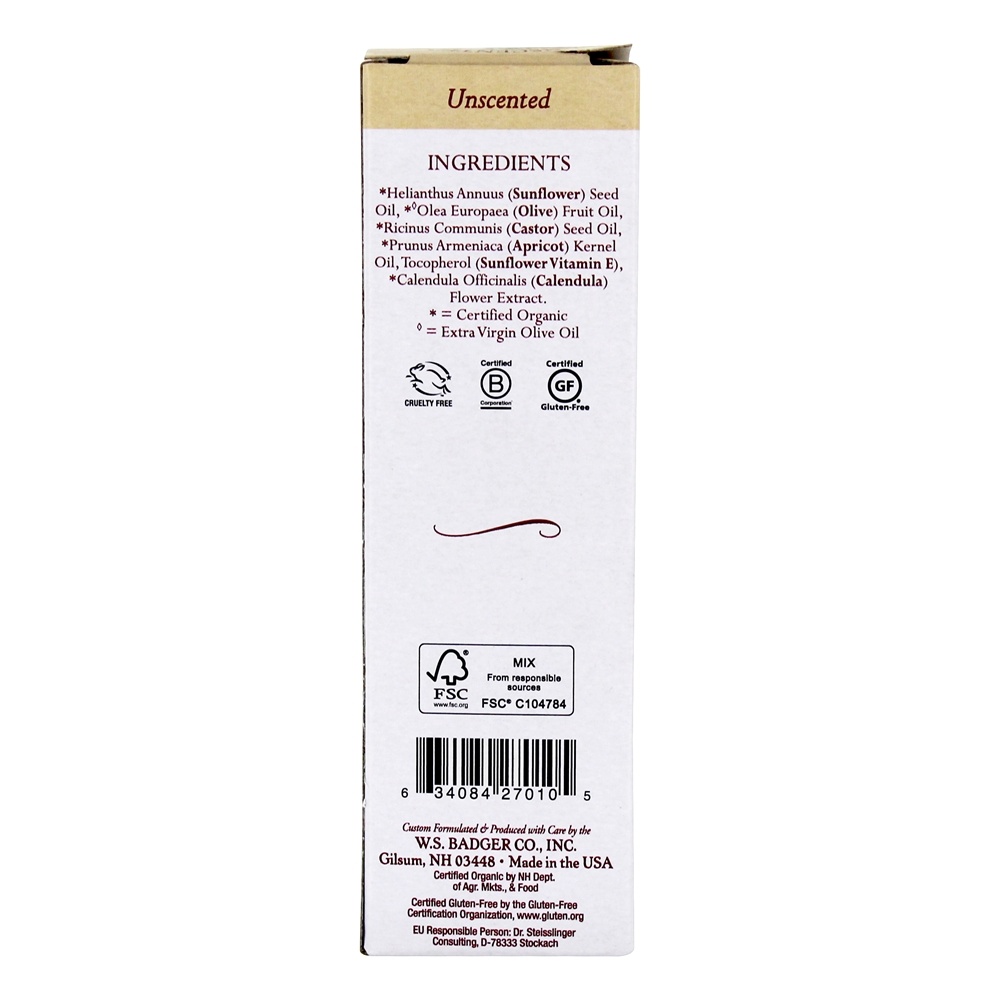 Óleo de limpeza facial sem cheiro - 2 fl. oz. Badger - Imagem 3