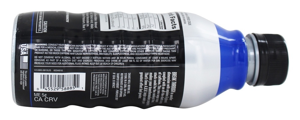 Pilha de velocidade bombeada sem framboesa de energia azul de óxido nítrico - 22 oz. ABB Performance - Imagem 4