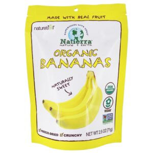 Comprar bananas liofilizadas natierra - 2. 5 oz. Nature's all foods preço no brasil casa e produtos alimentícios frutas secas produtos alimentícios suplemento importado loja 135 online promoção -