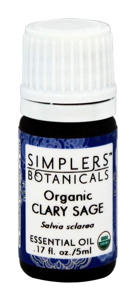 Sálvia Orgânica de Óleo Essencial - 0.17 fl. oz. Simplers Botanicals