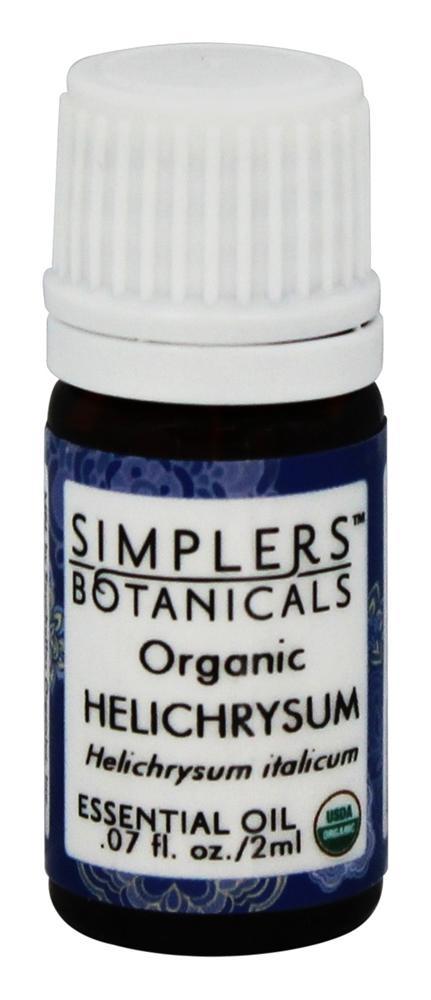 Óleo Essencial Orgânico Helichrysum - 0.07 fl. oz. Simplers Botanicals