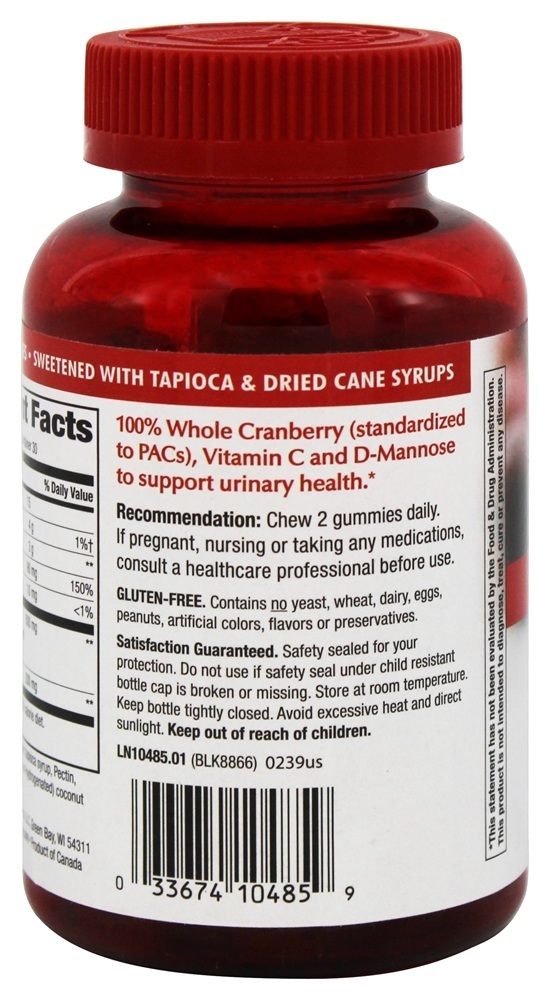 CranRx Gummies - 60 Gummies Nature's Way - Imagem 3