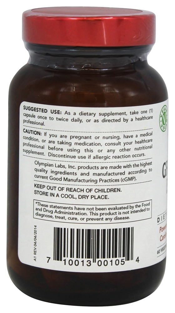 Extrato de Semente de Uva 600 mg - Cápsulas vegetarianas 60 Olympian Labs - Imagem 3