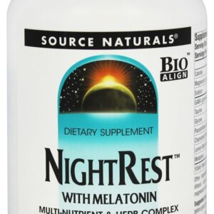 Comprar nightrest com melatonina - 200 tablets source naturals preço no brasil homeopatia suporte para insônia suplemento importado loja 3 online promoção -