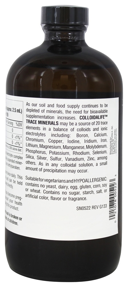 ColloidaLife Oligoelementos - 16 fl. oz. Source Naturals - Imagem 3
