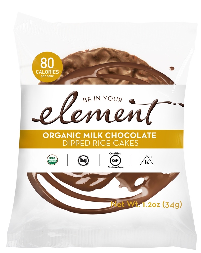 Bolos De Arroz Chocolate De Leite - 1.2 oz. Element