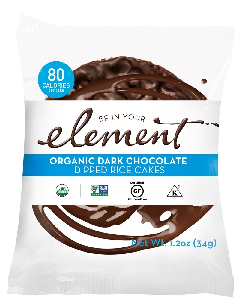 Bolinhos De Arroz De Chocolate Escuro - 1.2 oz. Element