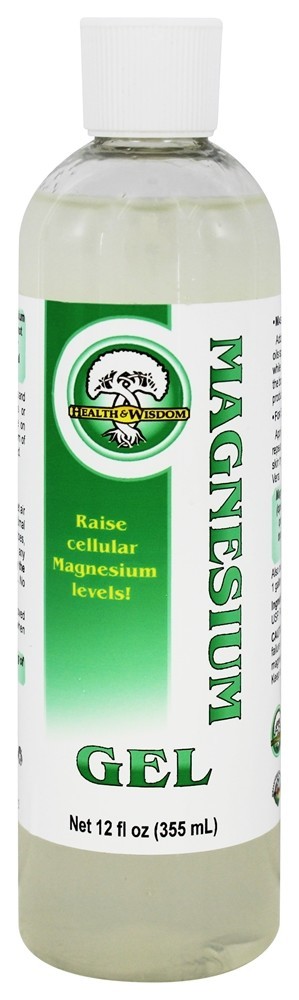 Comprar gel de magnésio - 12 fl. Oz. Health and wisdom preço no brasil magnésio vitaminas e minerais suplemento importado loja 81 online promoção -