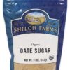Comprar açúcar de data orgânica - 11 oz. Shiloh farms preço no brasil adoçantes alimentos & lanches suplemento importado loja 1 online promoção -