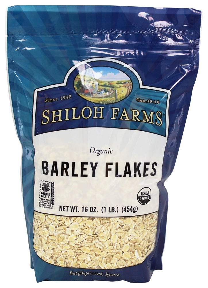 Flocos de cevada orgânicos - 16 oz. Shiloh Farms