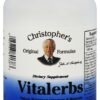Comprar vitalerbs - cápsulas vegetarianas 180 dr. Christopher's original formulas preço no brasil ferro vitaminas e minerais suplemento importado loja 11 online promoção -