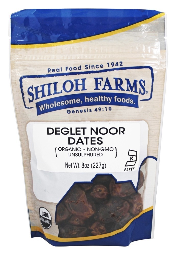 Orgânico Deglet Noor Datas - 8 oz. Shiloh Farms