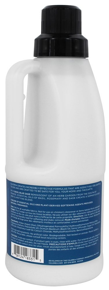 Tecido Amaciante Manjericão Azul Sábio - 32 fl. oz. Caldrea - Imagem 2