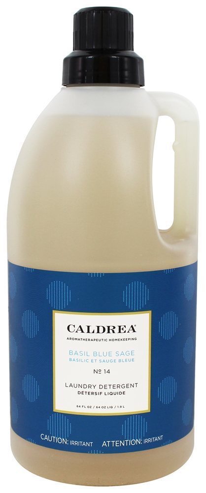 Lavanderia Detergente Manjericão Azul Sábio - 64 fl. oz. Caldrea
