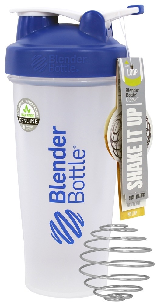 Garrafa Classic Shaker com Loop Blue - 28 oz. Blender Bottle