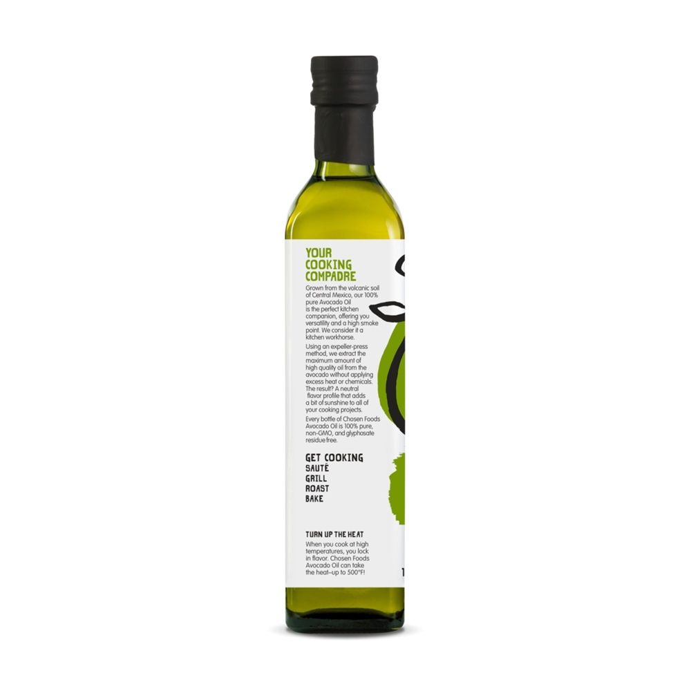 100 % Pure Óleo de abacate - 16.9 fl. oz. Chosen Foods - Imagem 2