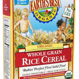 Comprar cereal de arroz integral orgânico - 8 oz. Earth's best preço no brasil loções e cremes hidratantes saúde de crianças & bebês suplemento importado loja 133 online promoção -