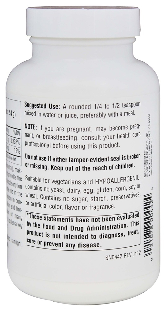 Cristais de Ascorbato de Sódio de Vitamina C - 8 oz. Source Naturals - Imagem 3