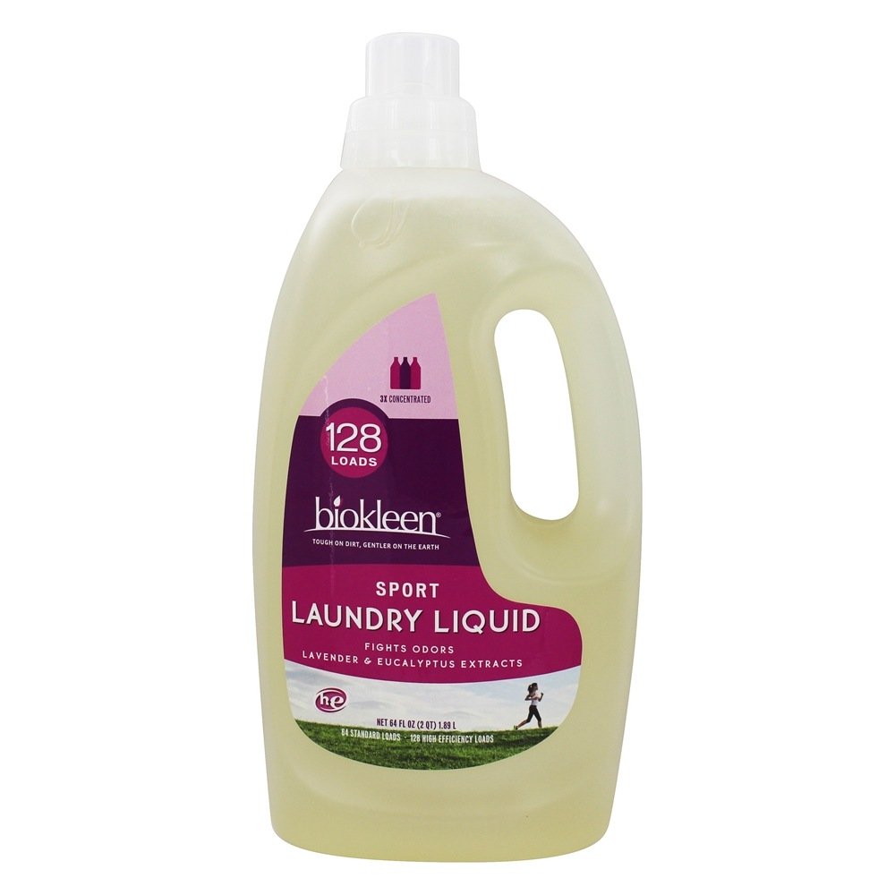 Esporte Lavanderia Líquido 128 Cargas Lavanda & Eucalipto - 64 fl. oz. Biokleen