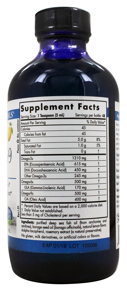 ProEFA - 369 Sabor Limão - 8 fl. oz. Nordic Naturals Professional - Imagem 2