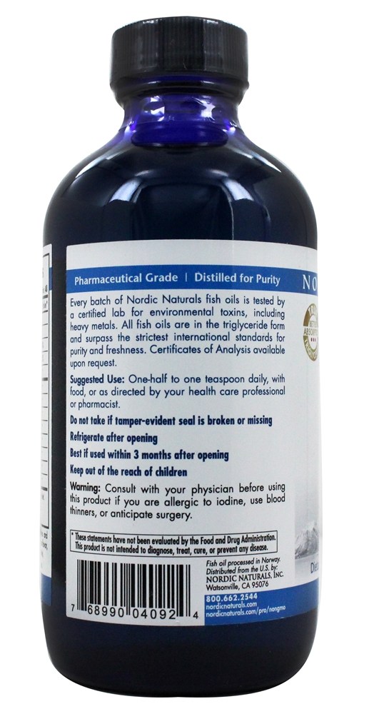 ProEFA - 369 Sabor Limão - 8 fl. oz. Nordic Naturals Professional - Imagem 3