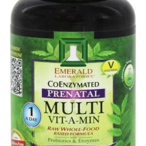 Pré-natal Multi Vit-A-Min - Cápsulas vegetarianas 30 Emerald Labs