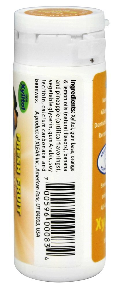 Goma de mascar com xilitol de fruta fresca - 30 Peça (s) Xlear - Imagem 2
