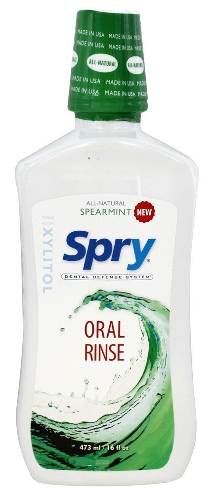 Spry Oral enxaguar todo-Natural hortelã - 16 fl. oz. Xlear