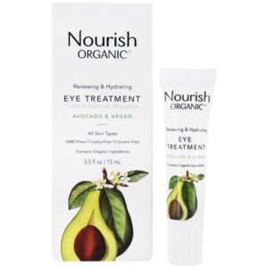 Renovação Orgânica e Tratamento Hidratante para os Olhos Óleo de Abacate e Argan - 0.5 oz. Nourish