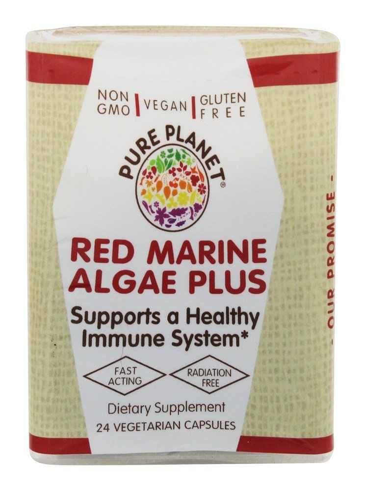 Algas Marinhas Vermelhas Plus - Cápsulas vegetarianas 24 Pure Planet