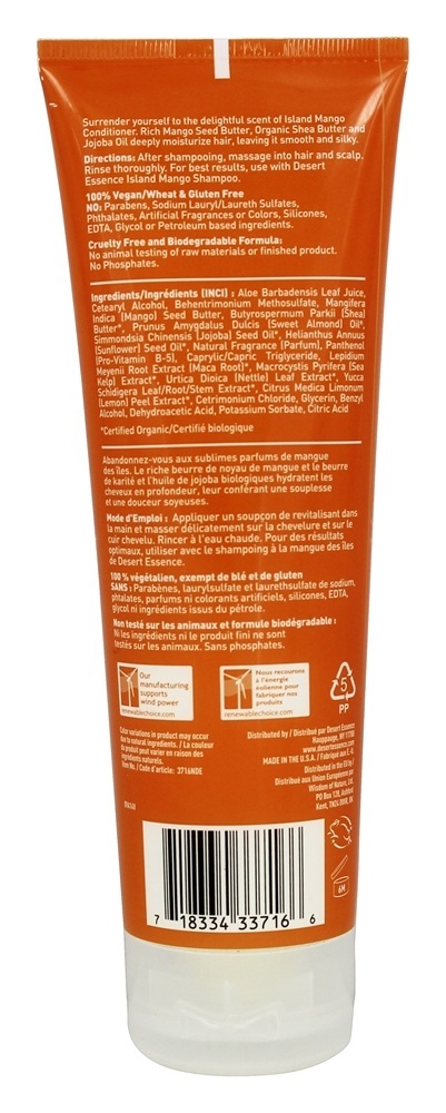 Condicionador Island Mango - 8 fl. oz. Desert Essence - Imagem 2
