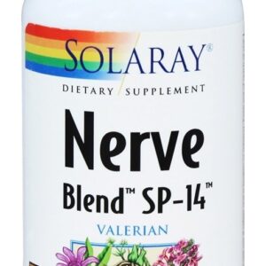 Comprar nerve blend sp-14 - cápsulas vegetarianas 100 solaray preço no brasil ervas fórmulas para suporte nervoso suplemento importado loja 1 online promoção -