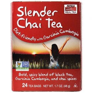 Comprar agora chá real delgado chai tea - 24 saquinhos de chá now foods preço no brasil chá preto chás e café suplemento importado loja 157 online promoção -