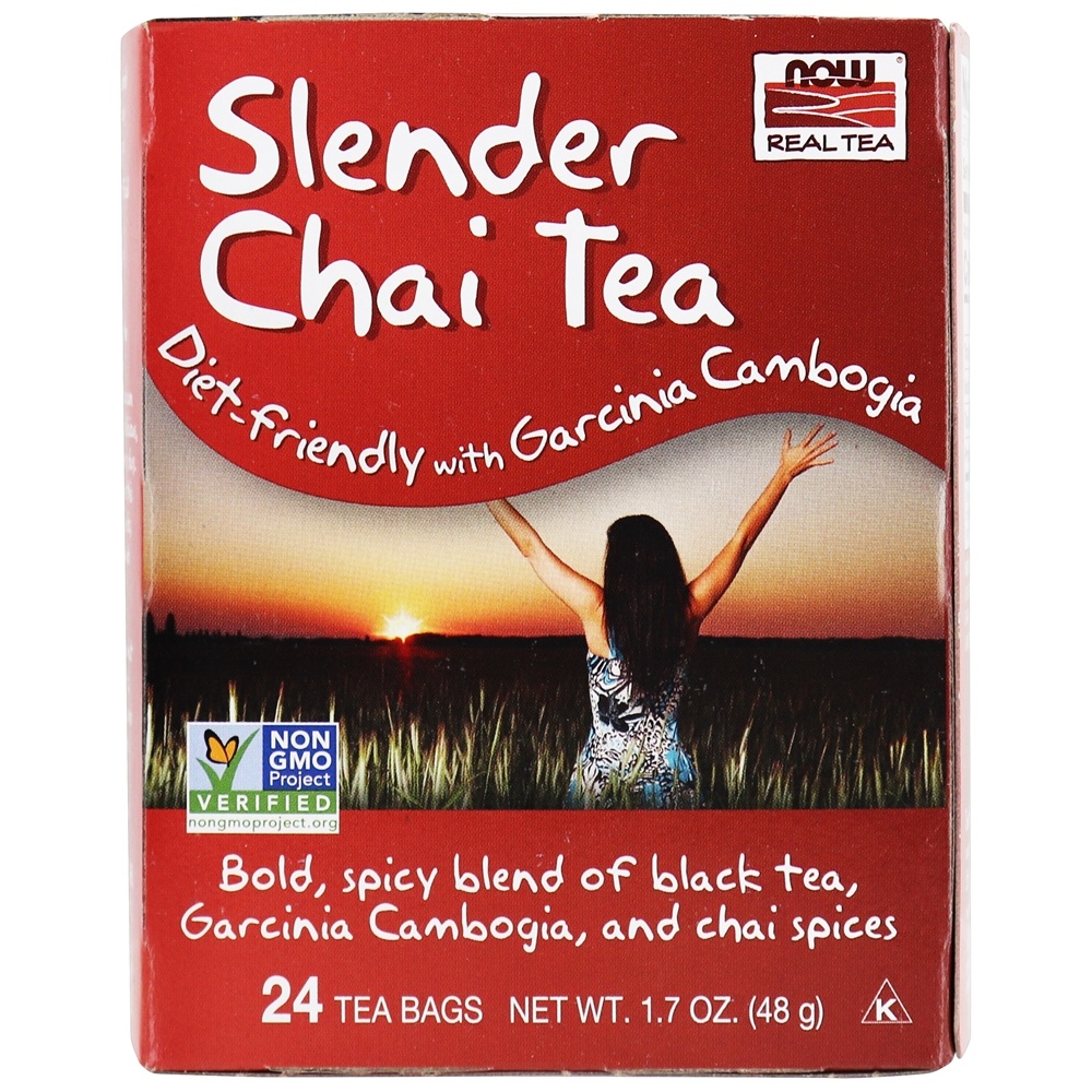 AGORA Chá Real Delgado Chai Tea - 24 Saquinhos de Chá NOW Foods