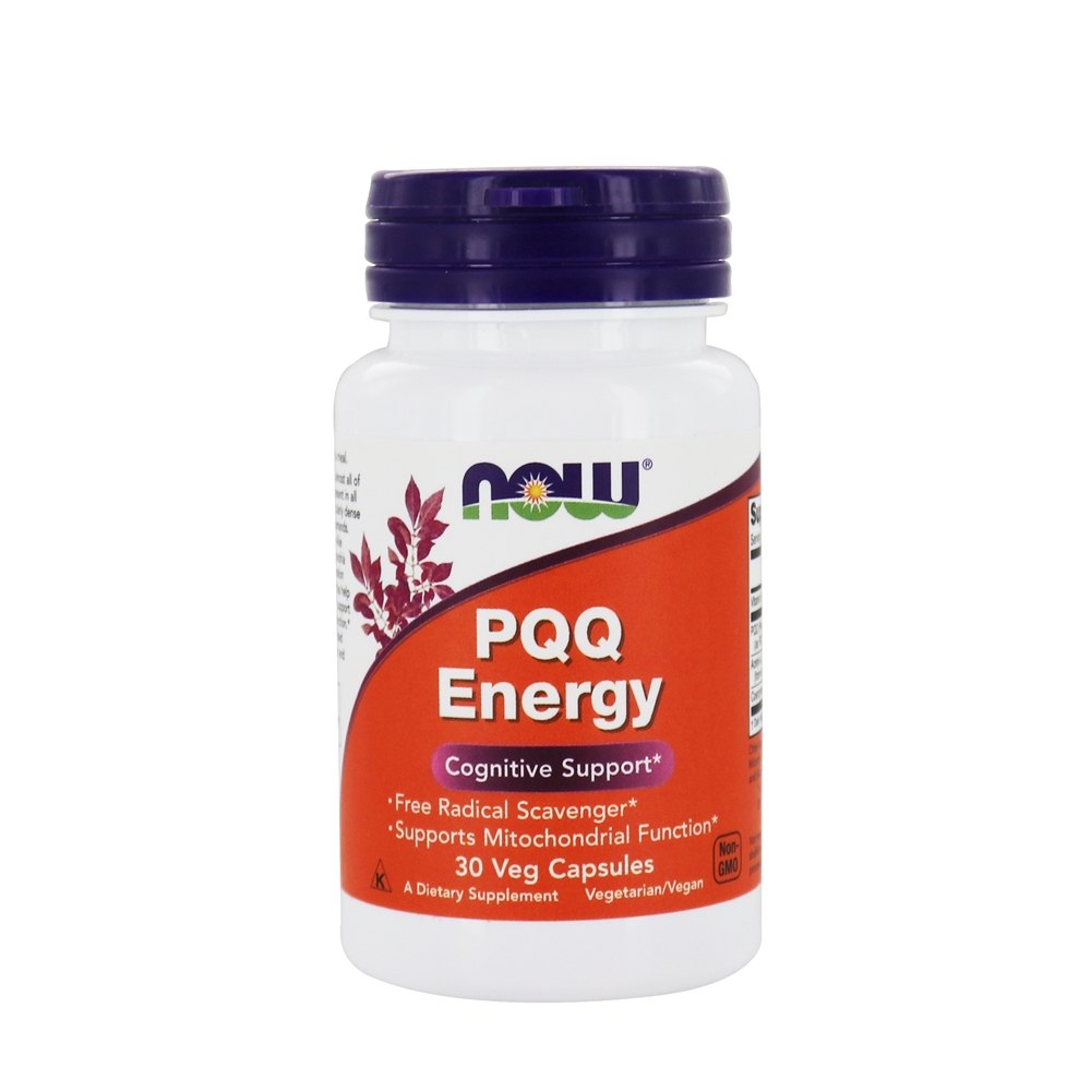 Energia PQQ para Suporte Cognitivo - 30 Cápsula (s) vegetal (s) NOW Foods