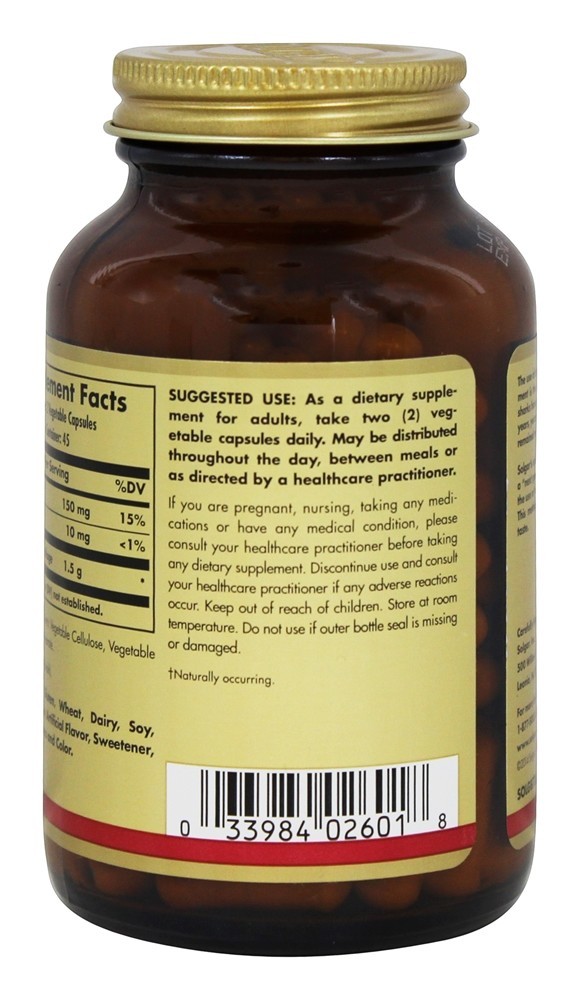 100 % Pure Cartilagem de Tubarão 750 mg. - Cápsulas 90 Solgar - Imagem 3