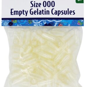 Comprar cápsulas de gelatina vazias tamanho 000 - cápsulas 100 solaray preço no brasil cápsulas vazias suplementos nutricionais suplemento importado loja 99 online promoção -